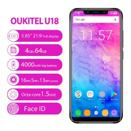 OUKITEL-U18-5-85-Inch-4GB-64GB-Smartphone-Black-Android7.0-08